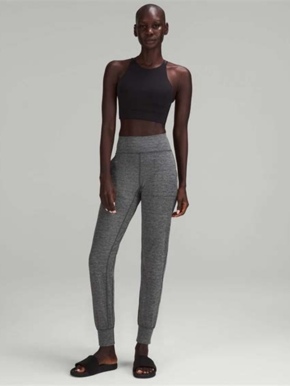 Lululemon 🍋 Align Joggers 📐 4 in Heathered Graphite Grey